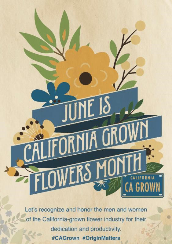 California Grown Flowers Month