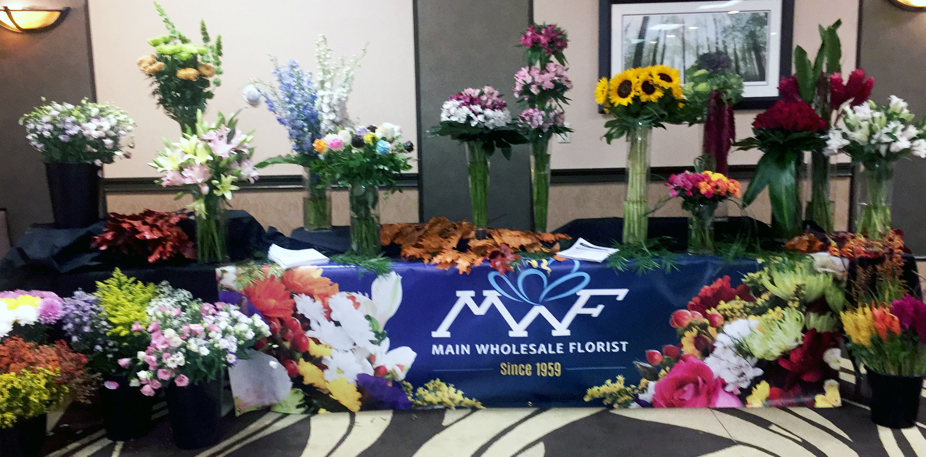 Main Wholesale Florist at the Teleflora Event & Wedding Design Show